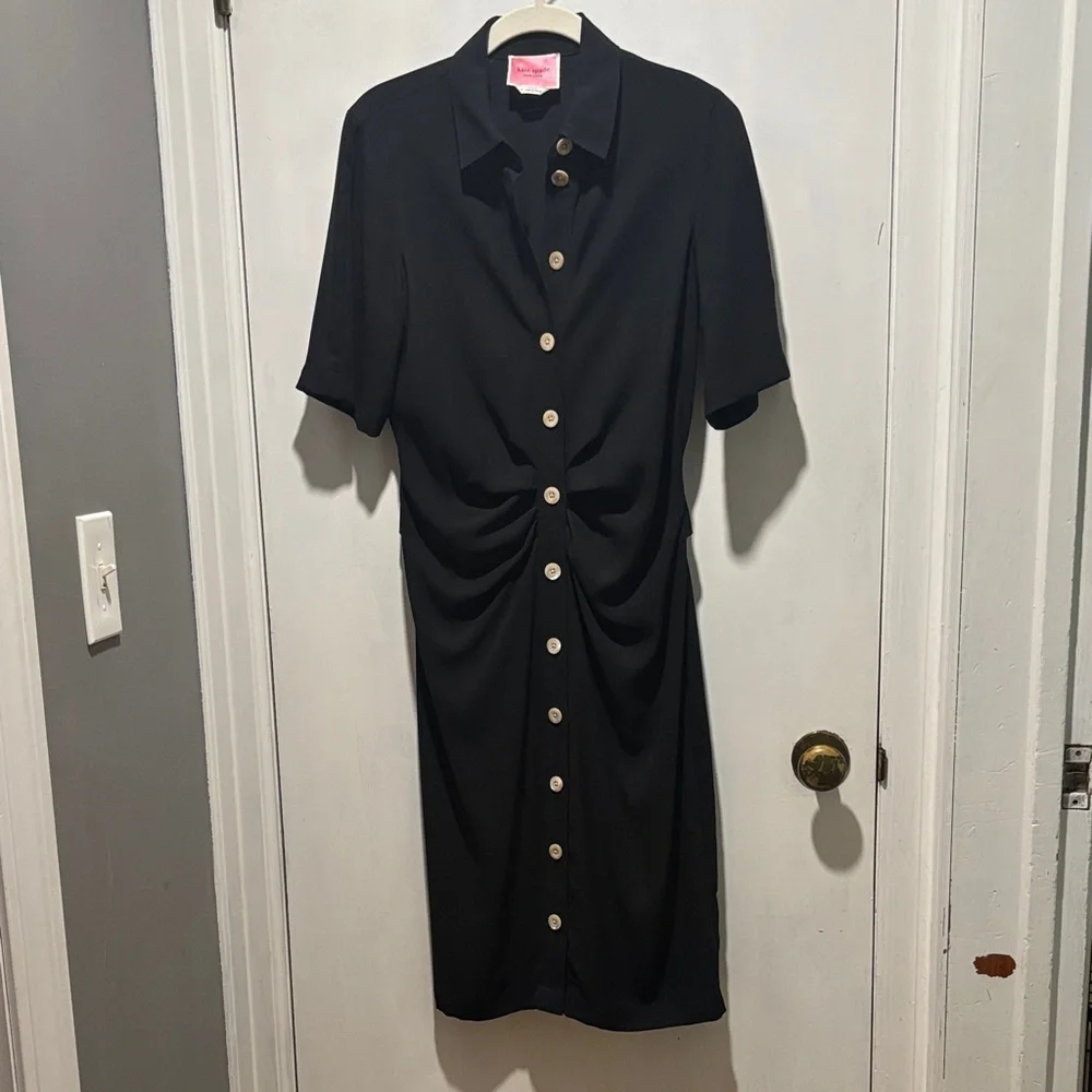 KATE SPADE button down midi dress